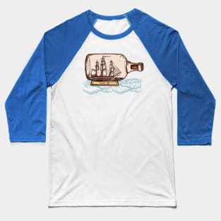 Vintage Ship Baseball T-Shirt